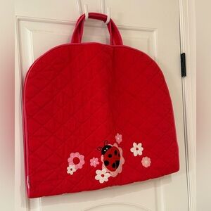 Stephen Joseph Kids Quilted Red Ladybug Garment Bag